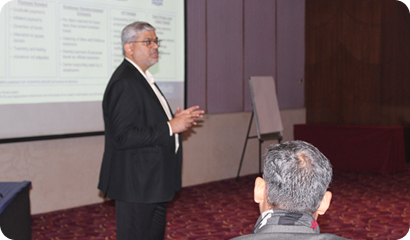 Glimpses from an external workshop attended by HFE managers